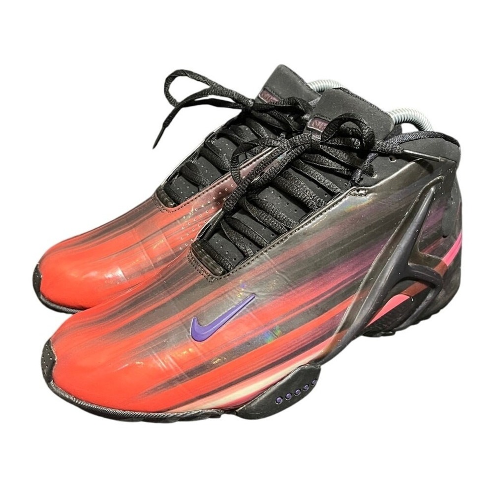 Nike Zoom Hyperflight Mens Size 8 Red Black Purple 587561-800 Basketball Shoes